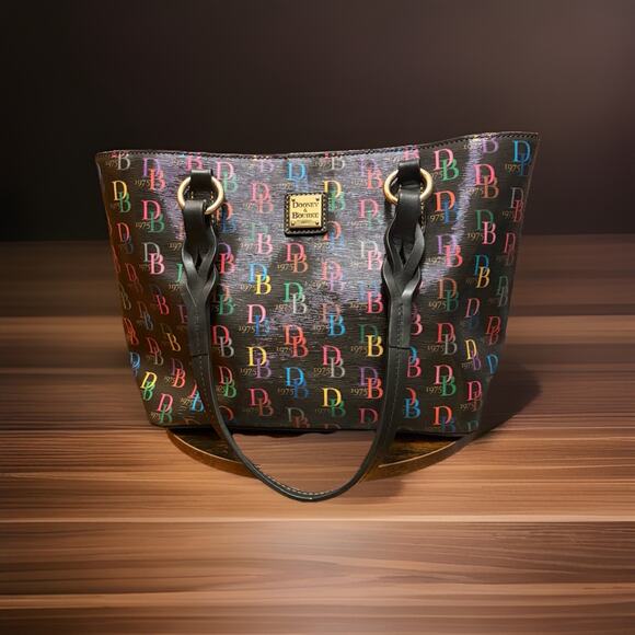 Dooney & Bourke Handbags - Dooney & Bourke Handbag DB75 Multi Small Flynn Shoulder Bag Black